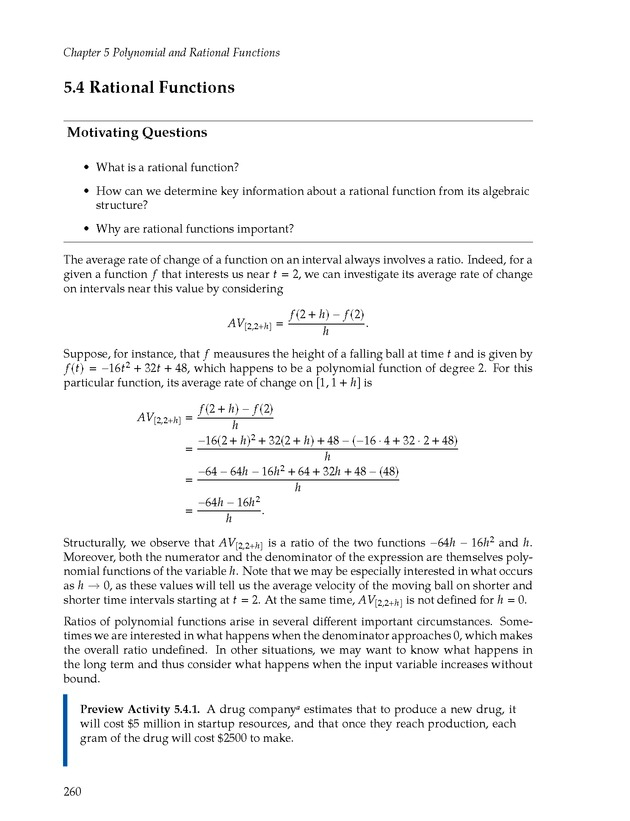 Active Preparation for Calculus - Page 260